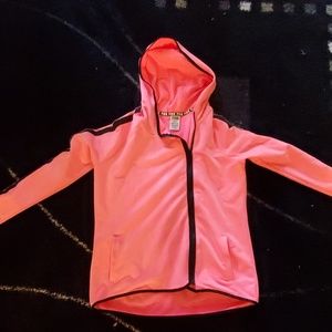 Pink Victoria's Secret athletic zip up hoodie
